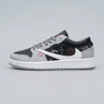 کتونی نایک ایر جردن 1 ترویس اسکات طوسی مشکی | Nike Air Jordan 1 Low Travis Scott | 38-41 خرید کفش مردانه