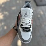 کتانی ایر جردن ۴ (Air Jordan 4) مدل تمام سفید|سایز41_44 - Image 4
