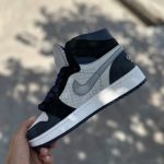 کتانی ایر جردن ۱ گوچی (Air Jordan 1 x Gucci) ساقدار سرمه‌ای||سایز۳۷_۴۰ - Image 4