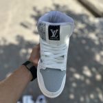 کتانی ترویس اسکات x دیور (Travis Scott x Dior) ساقدار آبی سفید|سایز۳۷_۴۰ - Image 4