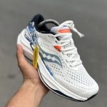 کتانی ساکسونی مدل Speed (Saucony Speed) زنانه ترکیب رنگ سفید و آبی|سایز۳۷_۴۰ - Image 2