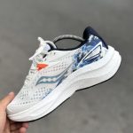 کتانی ساکسونی مدل Speed (Saucony Speed) زنانه ترکیب رنگ سفید و آبی|سایز۳۷_۴۰ - Image 4