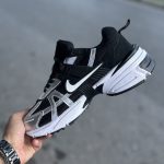 کتانی نایکی V2K Run مدل اسپرت ترکیب رنگ مشکی و نقره‌ای|سایز41_44 - Image 5