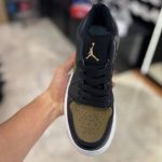 کتانی ایر جردن ۱ (Air Jordan 1) مدل زنانه ترکیب رنگ قهوه‌ای و مشکی|سایز۳۷_۴۰ - Image 5
