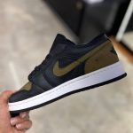 کتانی ایر جردن ۱ (Air Jordan 1) مدل زنانه ترکیب رنگ قهوه‌ای و مشکی|سایز۳۷_۴۰ - Image 4