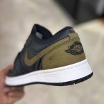کتانی ایر جردن ۱ (Air Jordan 1) مدل زنانه ترکیب رنگ قهوه‌ای و مشکی|سایز۳۷_۴۰ - Image 6