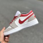 کتانی ایر جردن ۱ لو (Air Jordan 1 Low) ترکیب رنگ سفید و قرمز|سایز ۴۱_۴۴ - Image 4