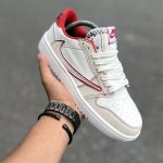 کتانی نایکی تراویس اسکات (Travis Scott) مدل Low رنگ قرمز و فانتوم|سایز۳۷_۴۰ - Image 2
