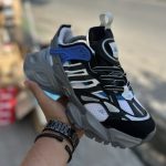 کتانی آدیداس مدل دیلاکس (Adidas Deluxe) طوسی - آبی - Image 2