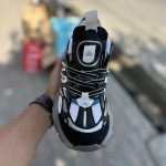 کتانی آدیداس مدل دیلاکس (Adidas Deluxe) طوسی - آبی - Image 3