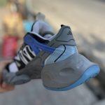 کتانی آدیداس مدل دیلاکس (Adidas Deluxe) طوسی - آبی - Image 5