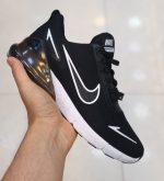 کتانی نایک (Nike) ایر زوم مدل پشت‌کپسولی مشکی زیره سفید|سایز41_44