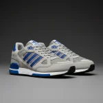 آدیداس ZX 750 رترو دهه ۸۰ | طوسی-آبی کلاسیک | مخصوص کلکسیون و استایل روزمره | 37-40 - Image 3
