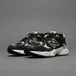 کتانی نیوبالانس 9060 |New Balance 9060 JFG| 37-40 مشکی کرم - Image 2