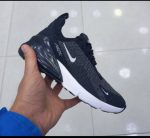 کتانی نایک (Nike) مدل ایر ۲۷۰ (Air 270) رنگ ذغالی سفید|سایز37_40