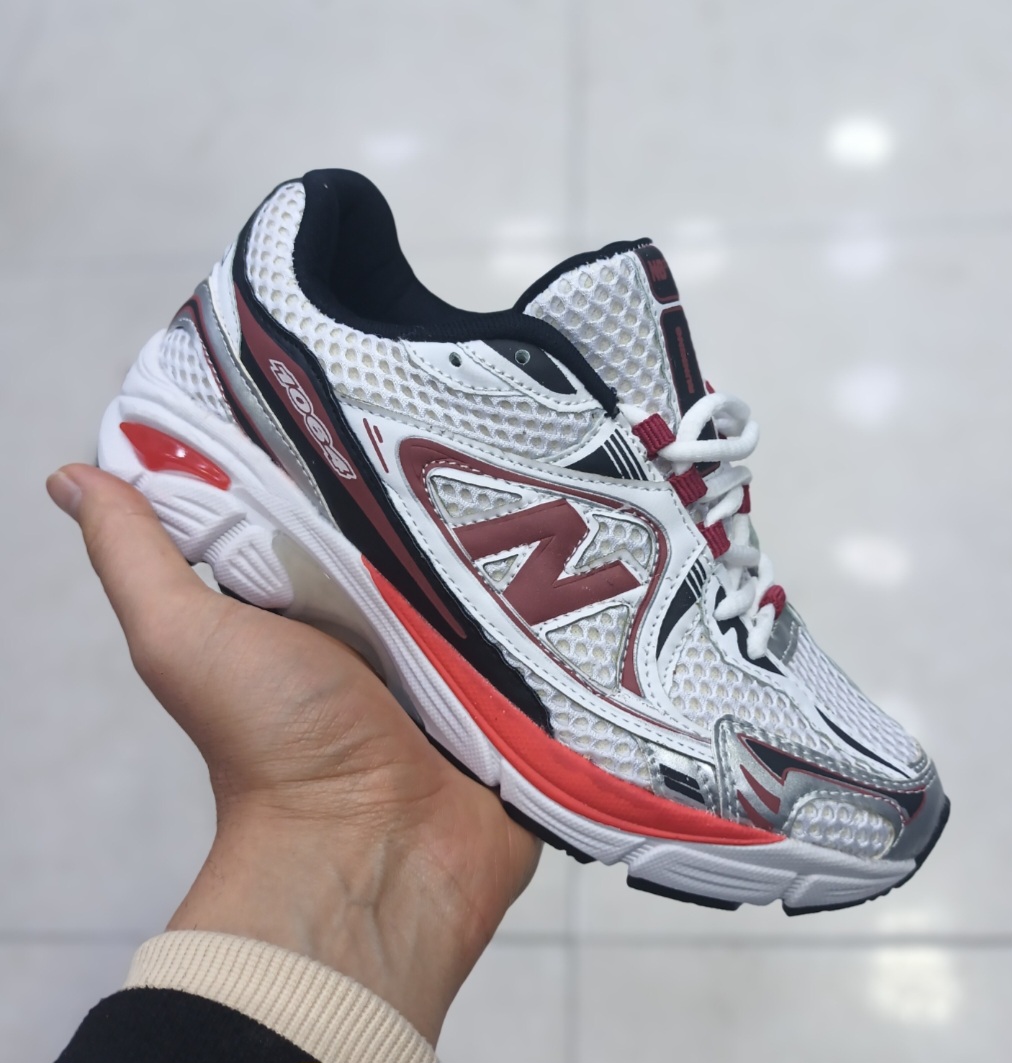 tvTGscrAeuuBSdckTS کتانی نیوبالانس (New Balance) مدل ۱۰۶۴ (1064) رنگ سفید خط قرمز|سایز37_40 - Image 1