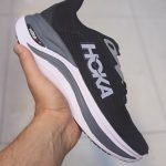 کتانی هوکا (Hoka) مدل باندی (Bondi) رنگ مشکی زیره سفید|سایز41_44
