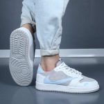 کتونی مردانه نایک ایر (Nike Air) سفید، طوسی و آبی - سایز ۴۲ تا ۴۴ - Image 5