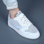 کتونی مردانه نایک ایر (Nike Air) سفید، طوسی و آبی - سایز ۴۲ تا ۴۴ - Image 6