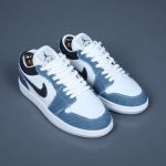 کتونی مردانه نایک ایر (Nike Air) سفید و آبی - مدل HP - سایز ۴۱ تا ۴۴