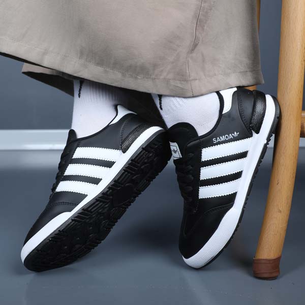 7W0A7220 کتونی اسپرت آدیداس سامبا (Adidas Samba) - مشکی و سفید|سایز37_40 - Image 1