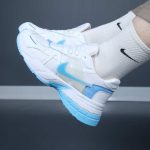 کتونی اسپرت زنانه نایک (Nike) V2K – سفید و آبی|سایز37_40 - Image 7