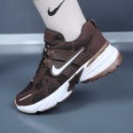 کتونی زنانه نایک (Nike) V2K – سفید و قهوه‌ای|سایز37_40 - Image 5